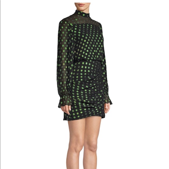 saloni polka dot dress